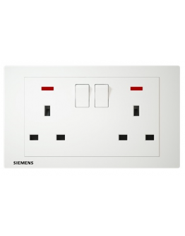 13A TWIN 2G SWT SOCKET OUTLET [SIEMENS DELTA RELFA]